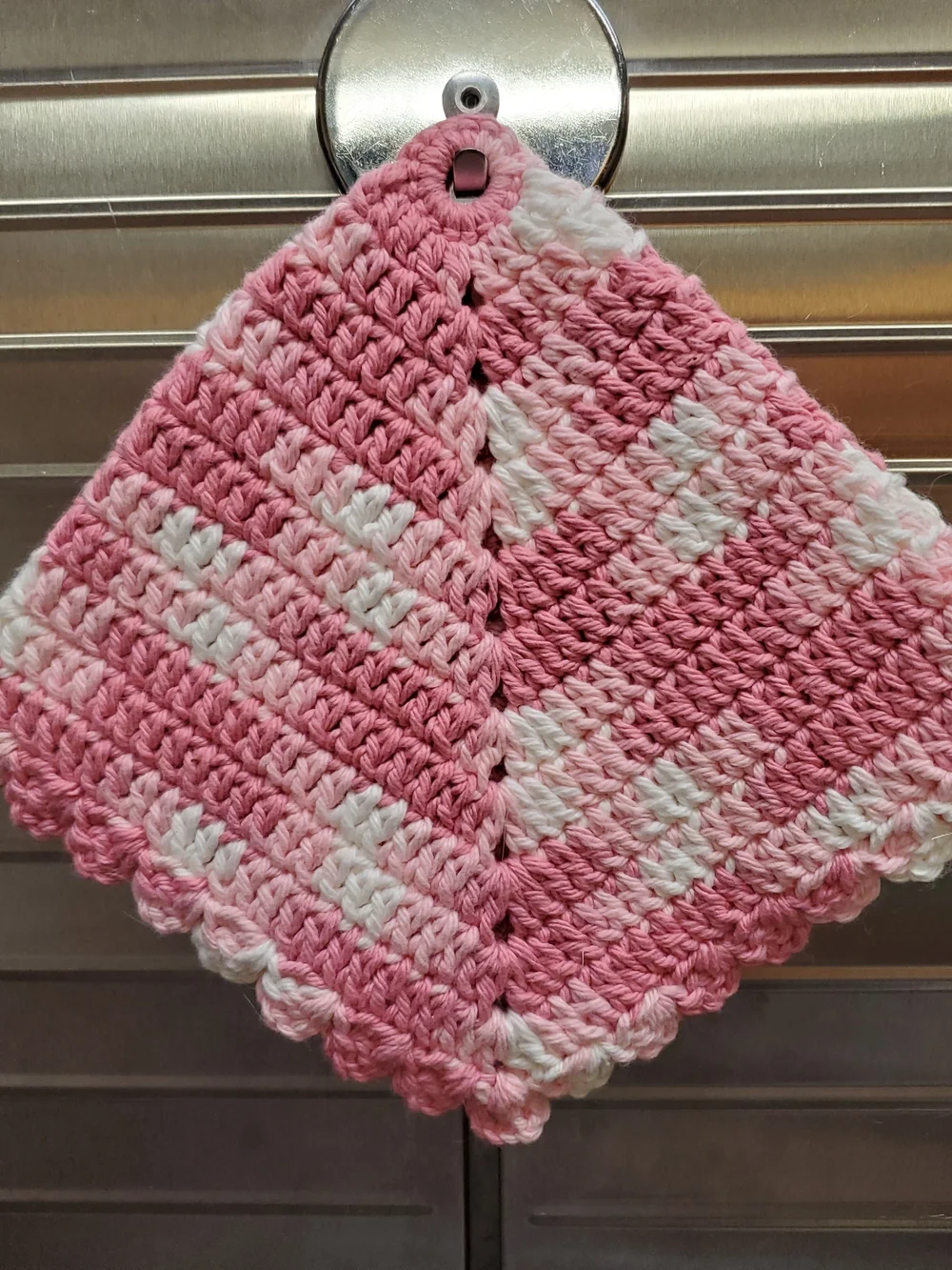 Handmade Granny Core Double Crochet Cotton Potholders Hot Pads Trivet